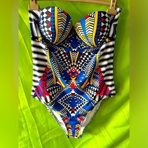 Strapless One Piece Swimsuit